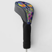 Rainbow Lorikeet Golf Headcover (angewinkelt)