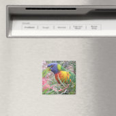 Rainbow Lorikeet Magnet (In Situ (Geschirrspüler))