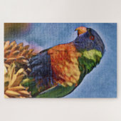 Rainbow Lorikeet Parrot Bird Puzzle (Horizontal)