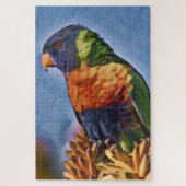 Rainbow Lorikeet Parrot Bird Puzzle (Vertikal)