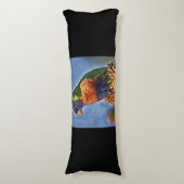 Rainbow Lorikeet Parrot Bird Seitenschläferkissen (Vorderseite Vertikal)