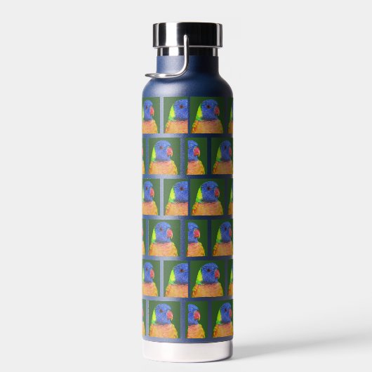 Rainbow Lorikeet Parrot Pattern Trinkflasche (Rechts)