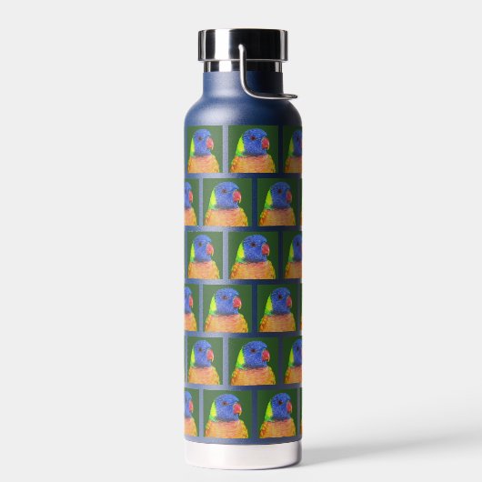 Rainbow Lorikeet Parrot Pattern Trinkflasche (Links)