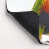 Rainbow Lorikeet - Trichoglossus Mousepad (Ecke)