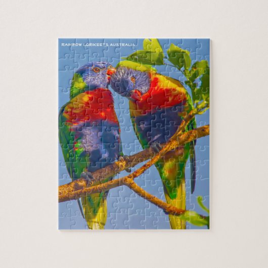 Rainbow Lorikeets Australien Puzzle (Vertikal)