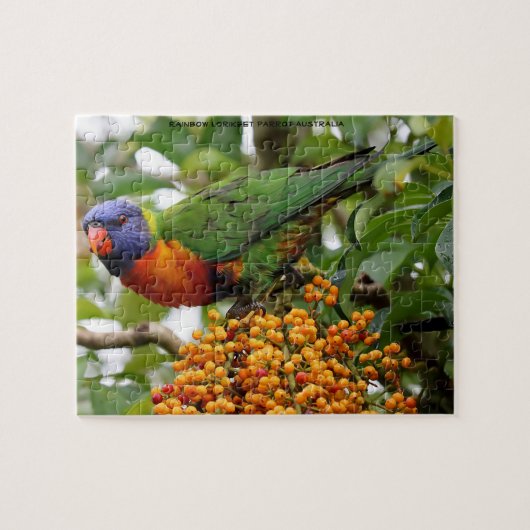 Rainbow Lorikeets Australien Puzzle (Horizontal)
