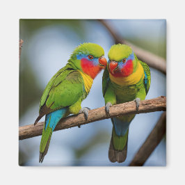Rainbow Lorikeets Magnet
