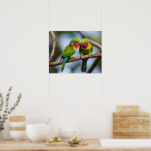 Rainbow Lorikeets Poster (Küche)
