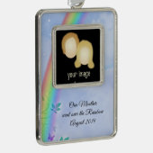 Rainbow Loss Ornament Rahmen-Ornament Silber (Rechts)