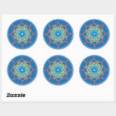 Rainbow Lotus Mandala Sticker (Blatt)