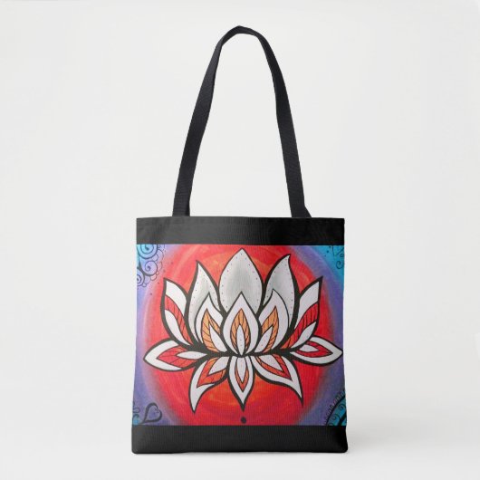 Rainbow Lotus Tasche (Vorderseite)