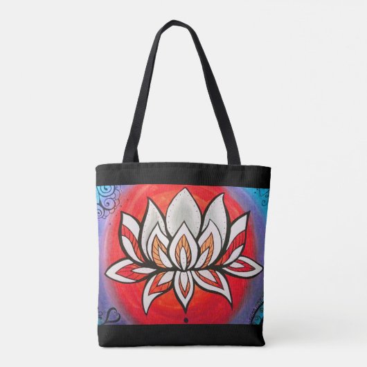 Rainbow Lotus Tasche (Rückseite)