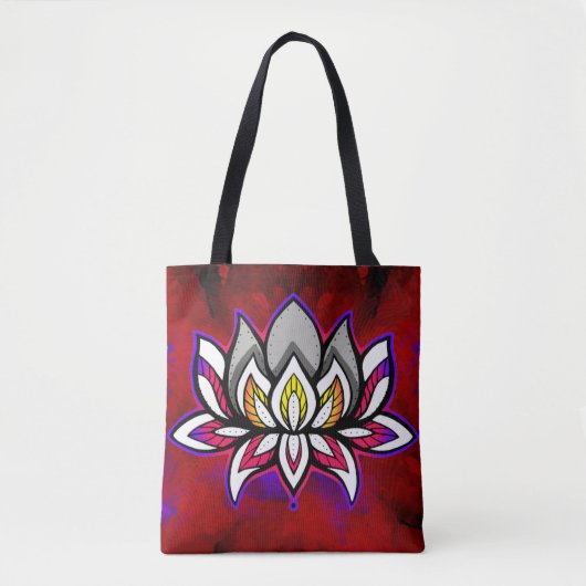 Rainbow Lotus Tasche (Vorderseite)