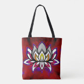 Rainbow Lotus Tasche (Rückseite)