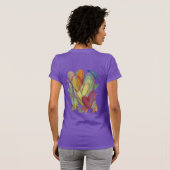 Rainbow Love Hearts Art Custom Shirts (Schwarz voll)