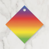 Rainbow Lover Hearts Geschenkanhänger (Rückseite)