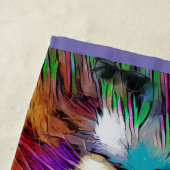 Rainbow-Löwe Strandtuch (Beispiel)