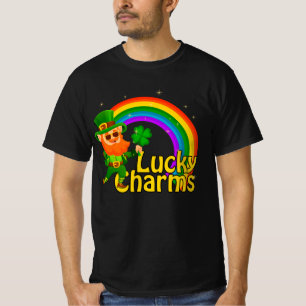 Rainbow Lucky Charms Shirt, St Patricks Day, Lucky T-Shirt