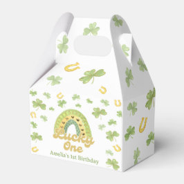 Rainbow Lucky One Birthday Favor Box Geschenkschachtel