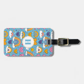 Rainbow Luggage Tag Gepäckanhänger (Vorderseite horizontal)