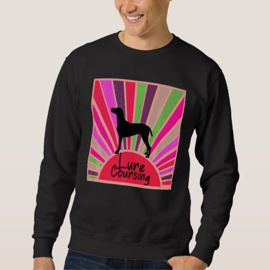 Rainbow Lure Coursing Dog Sweatshirt (Vorderseite)