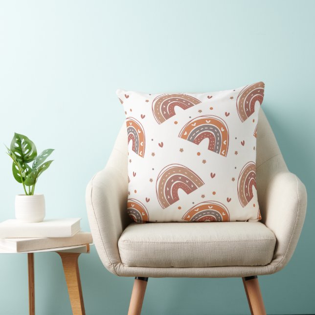 Rainbow Luv 20x20 Throw Kissen (Stuhl )