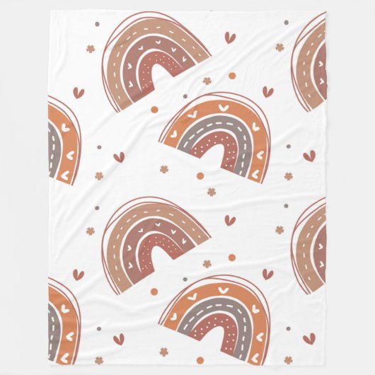 Rainbow Luv 60x80 Fleece Blanket (Vorderseite)