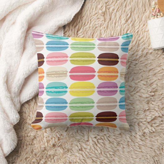 Rainbow Macarons Muster Kissen (Decke)