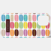 Rainbow Macarons Personalisiert Case-Mate iPhone Hülle (Rückseite (Horizontal))
