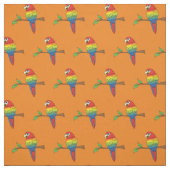 Rainbow Macaw Parrots Niedliche Vögel Stoff (Muster)