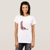 Rainbow Macaw T-Shirt (Vorne ganz)