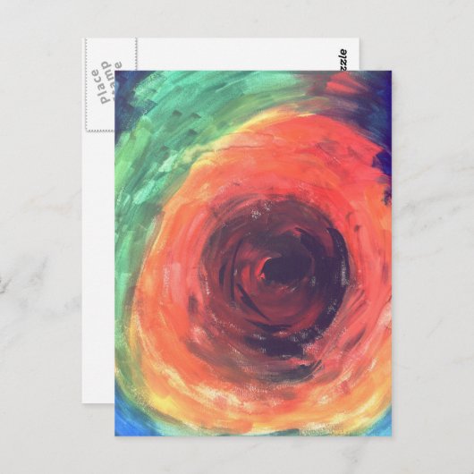 Rainbow Maelstrom Postkarte (Vorne/Hinten)