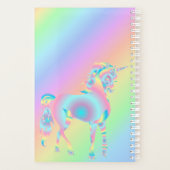 Rainbow Magical Unicorns Zurück in die Schule Planer (Rückseite)