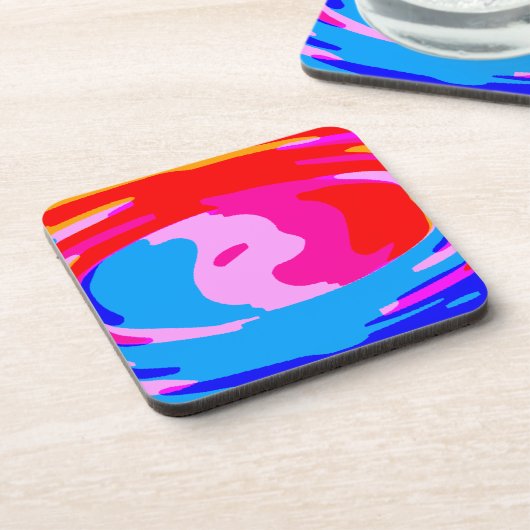 Rainbow-Magie Getränkeuntersetzer (Linke Seite)