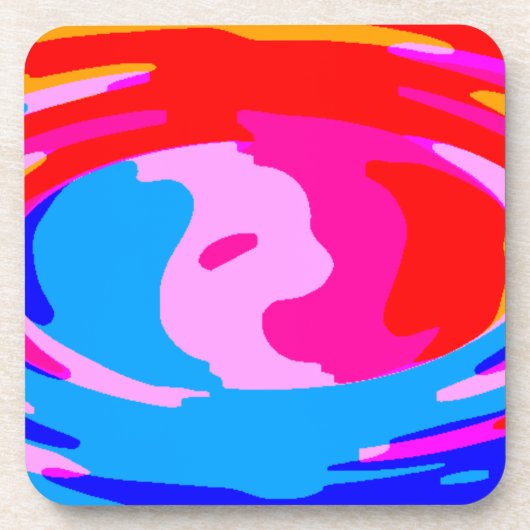 Rainbow-Magie Getränkeuntersetzer (Vorderseite)