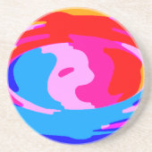 Rainbow-Magie Getränkeuntersetzer (Vorne)