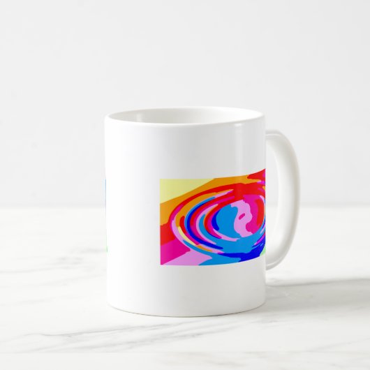 Rainbow-Magie Kaffeetasse (VorderseiteRechts)