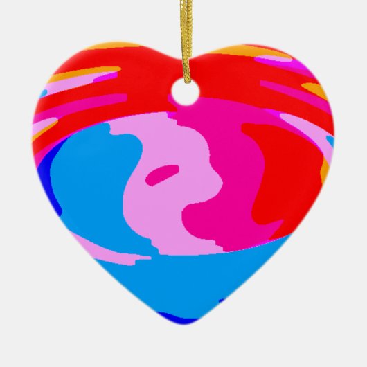 Rainbow-Magie Keramikornament (Vorne)