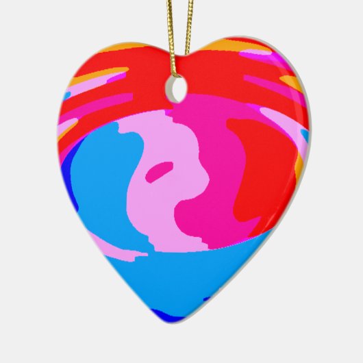 Rainbow-Magie Keramikornament (Links)