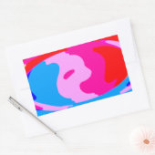 Rainbow-Magie Rechteckiger Aufkleber (Umschlag)