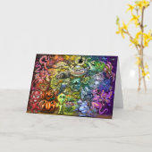 Rainbow Magische Kreaturen Karte (Gelbe Blume)