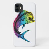 Rainbow Mahi Mahi auf Weiß Case-Mate iPhone Hülle (Rückseite)