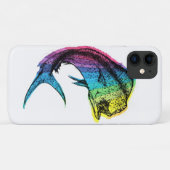 Rainbow Mahi Mahi auf Weiß Case-Mate iPhone Hülle (Rückseite (Horizontal))