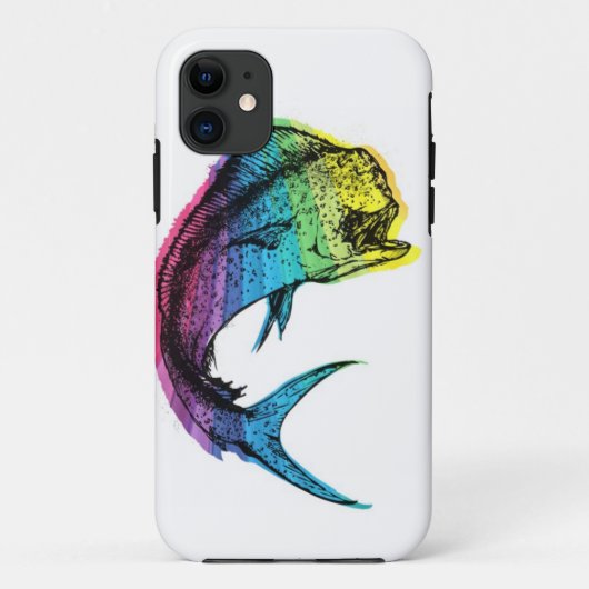 Rainbow Mahi Mahi Case-Mate iPhone Case (Rückseite)