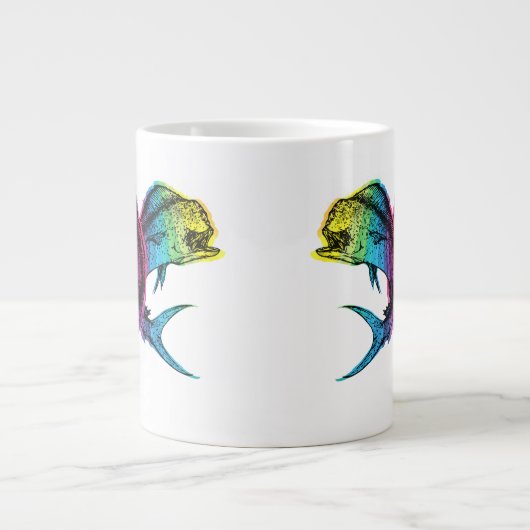 Rainbow Mahi Mahi Jumbo-Tasse (Vorderseite)
