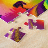 Rainbow Main Street durch Abstrakte Stadt Puzzle (Seite)