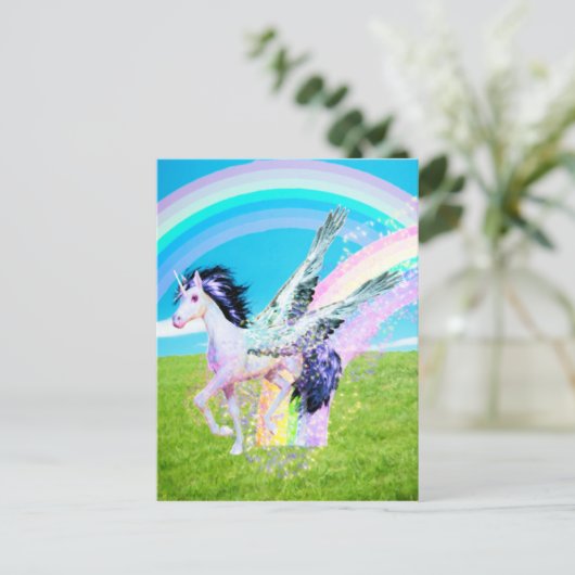 Rainbow Maker Postkarte (Stehend Vorderseite)