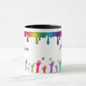 Rainbow Malerlehrer "Bester Lehrer je Tasse (Zentrum)