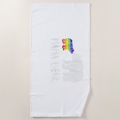 Rainbow Mama Bear Love Support Prix Strandtuch (Vorderseite)
