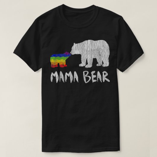 Rainbow Mama Bear Love Support Prix T-Shirt (Design vorne)